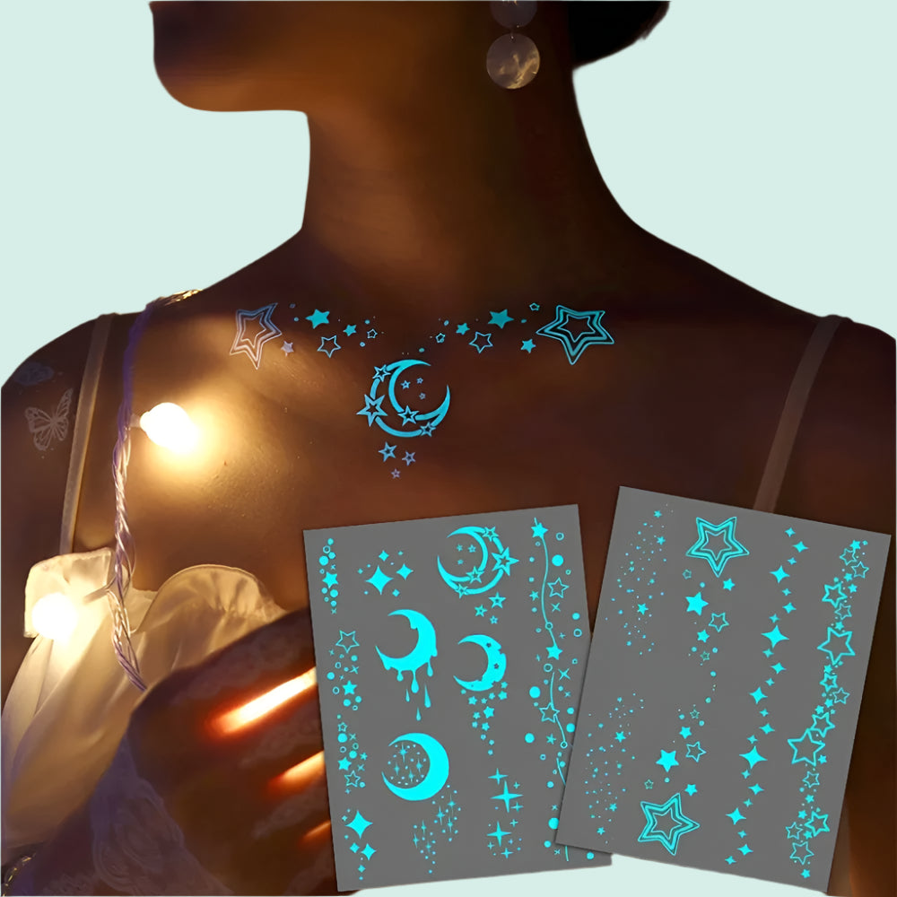 Glow in the Dark Tattoo Stickers