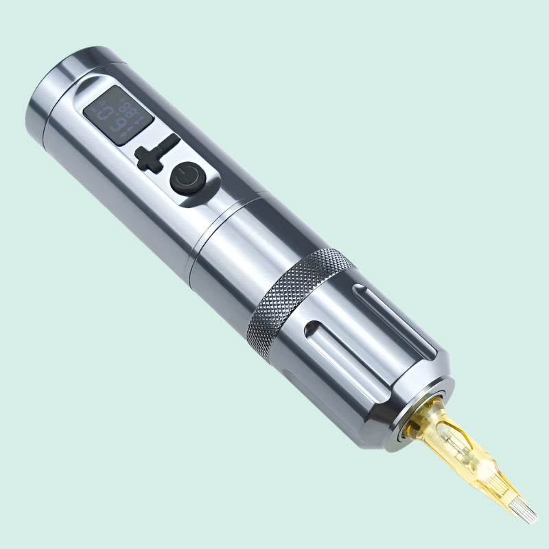 2022 New Arrival 2200mA Lithium Rechargeable Battery Wireless Rotary Tattoo Pen Machine with Long Stroke-6