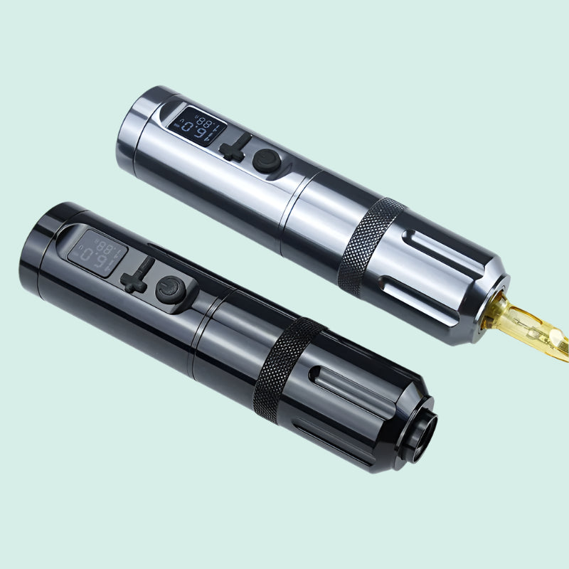 2022 New Arrival 2200mA Lithium Rechargeable Battery Wireless Rotary Tattoo Pen Machine with Long Stroke-0