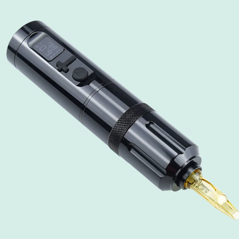 2022 New Arrival 2200mA Lithium Rechargeable Battery Wireless Rotary Tattoo Pen Machine with Long Stroke-7
