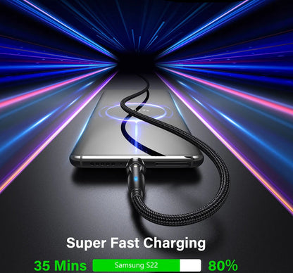 Magnetic USB-C Cable Fast Charging